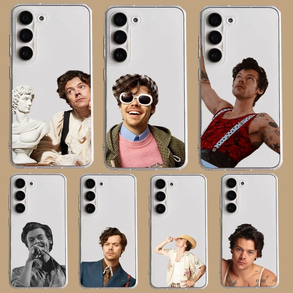 

H-HaRRy SupersStar-S-styles Phone Case For Samsung Galaxy A52 A12 A51 S21 Edge S22ULTRA S23 S20LITE Plus ultra Transparent Cover