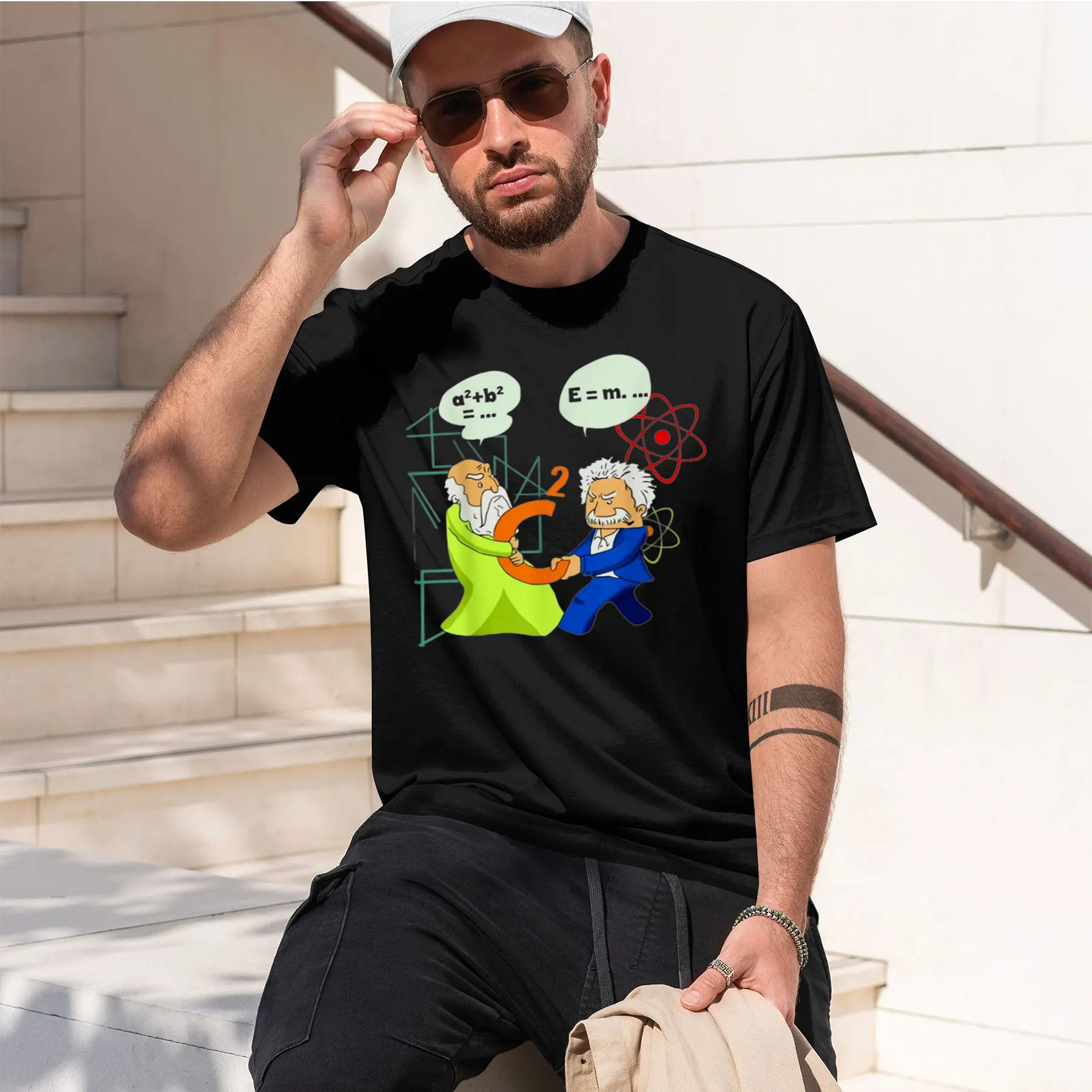 2026 new modelFunny Science Nerdy Biology Physic Math Lover T-Shirt Funny Science Clothing T Shirt Camisetas Comfortable