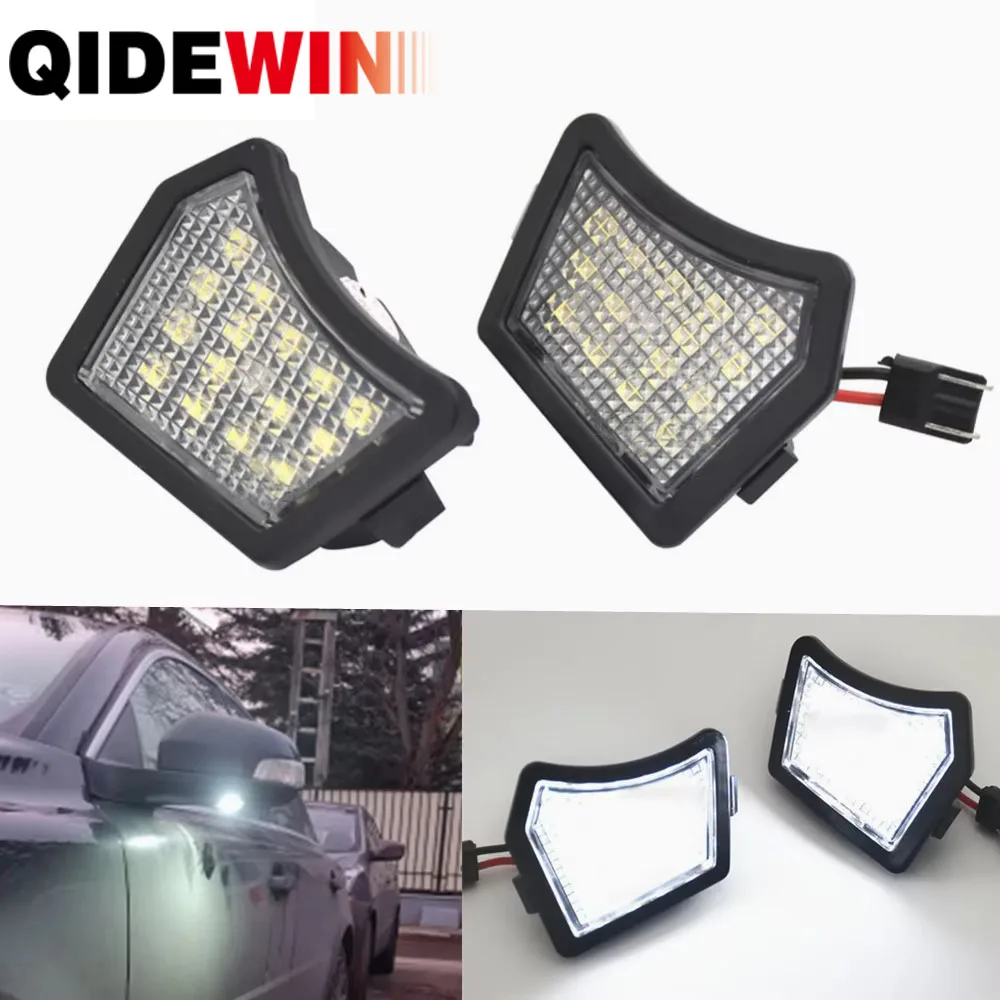 

2Pcs 6000K LED Under Side Mirror Light Puddle Lamps For Volvo XC90 S60 V40 V70 V60 S40 V50 S80 C30 XC70 C70 OEM # 31217838 & 9