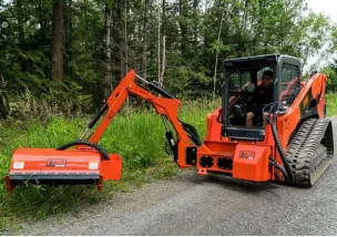 جرار مزارع مساعد حفارة صغيرة قاطع غاز المرفقات جزازة المرفقات Mulcher لجرار جزازة العشب المتوسطة الكبيرة