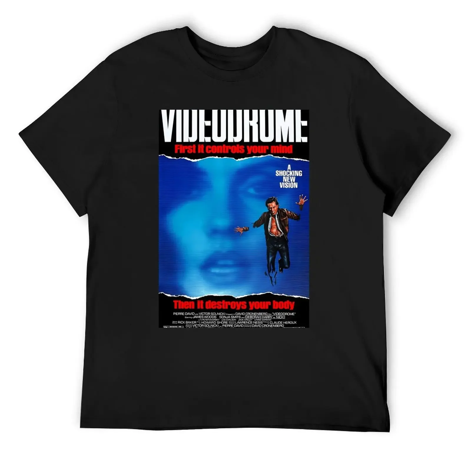 

Videodrome (1983) T-Shirt animal prinfor boys Personalized t-shirt Blouse oversized t shirts for men