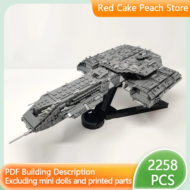 Popular Movie Model MOC Building Bricks Space Aircraft Carrier Modular Technology Gifts Holiday Assemble Children Toys Suit