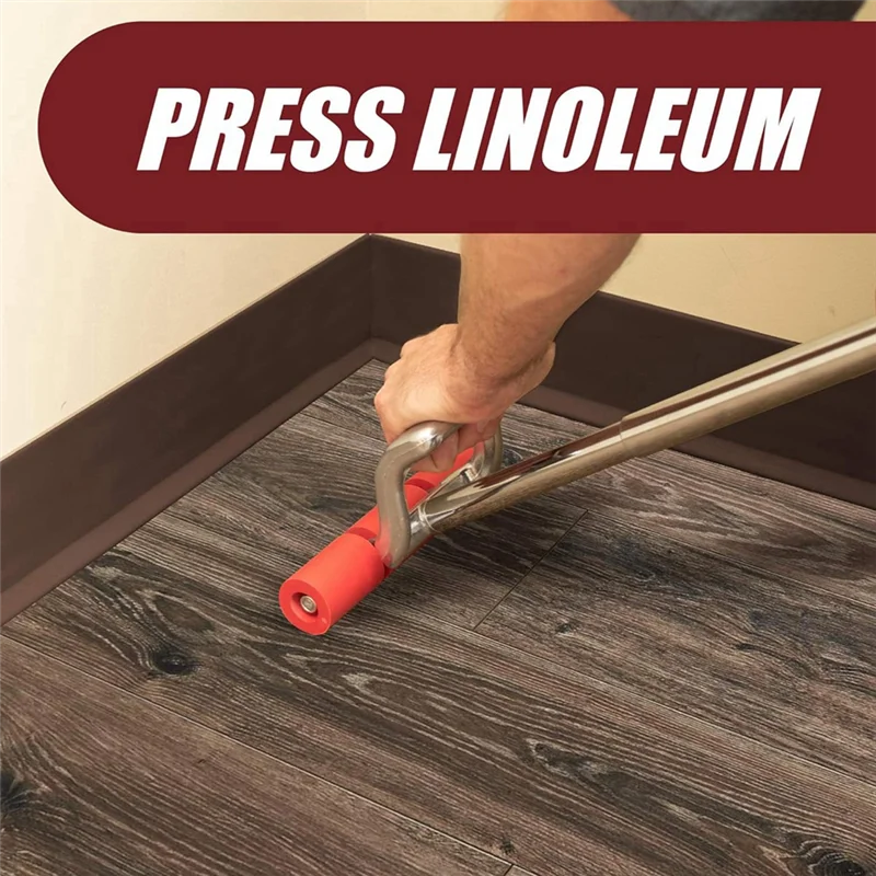 AA19 Retractable Heavy-Duty Floor And Wall Roller For Laminate, LVP, Carpet, Tile And Wall Coverings, Extends Up To 27 Inches