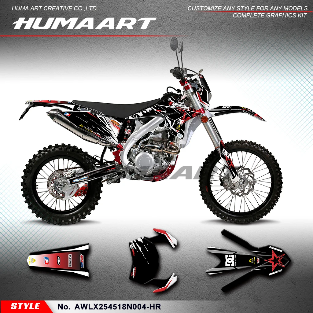 

Наклейки HUMAART с полной графикой для Asiawing LX250 LX450 LX 250 LX 450 2018 2019 2020 2021 2022 2023 2024, AWLX254518N004-HR