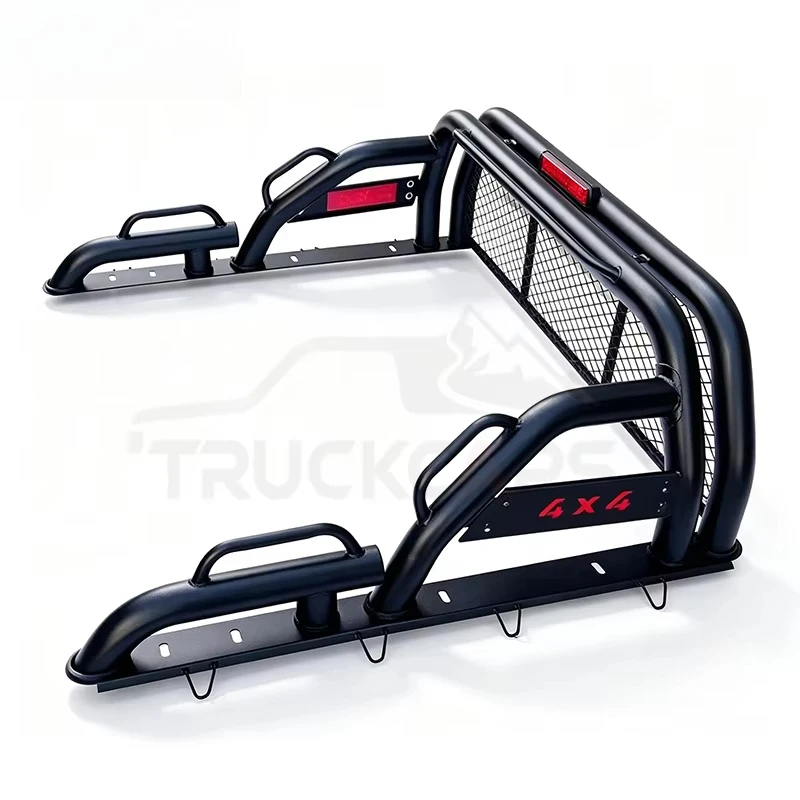 Pickup Roll Bar Universal 4x4 Heavy Duty Iron Cage Easy Installation for Hilux Ranger Navara Dmax Truck Bed