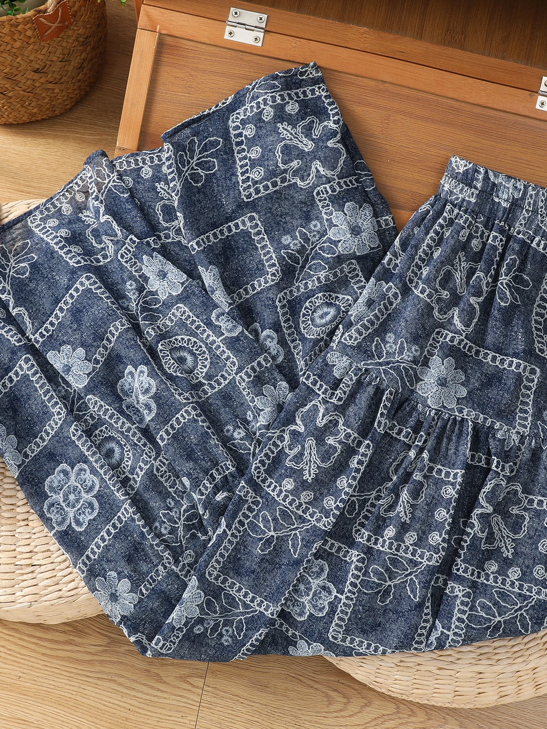 n الأزهار طويلة ألف خط ميدي تنورة زائد حجم الصيف عطلة جديدة الشاطئ Sle المرأة Faion عارضة القطن البوليستر تنورة #2