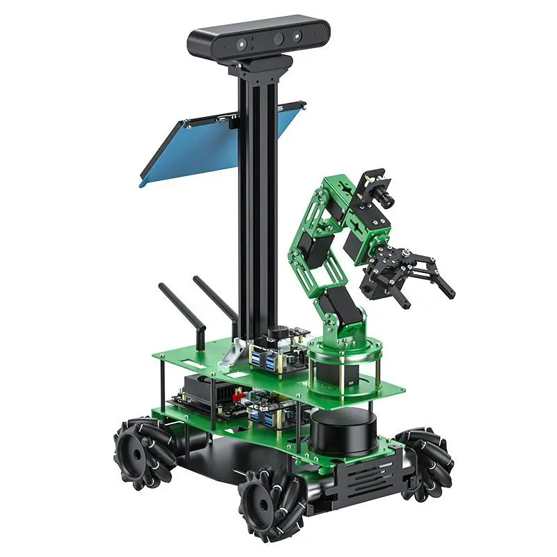 

Robot car, vision robotic arm McLun Lidar SLAM mapping navigation 5