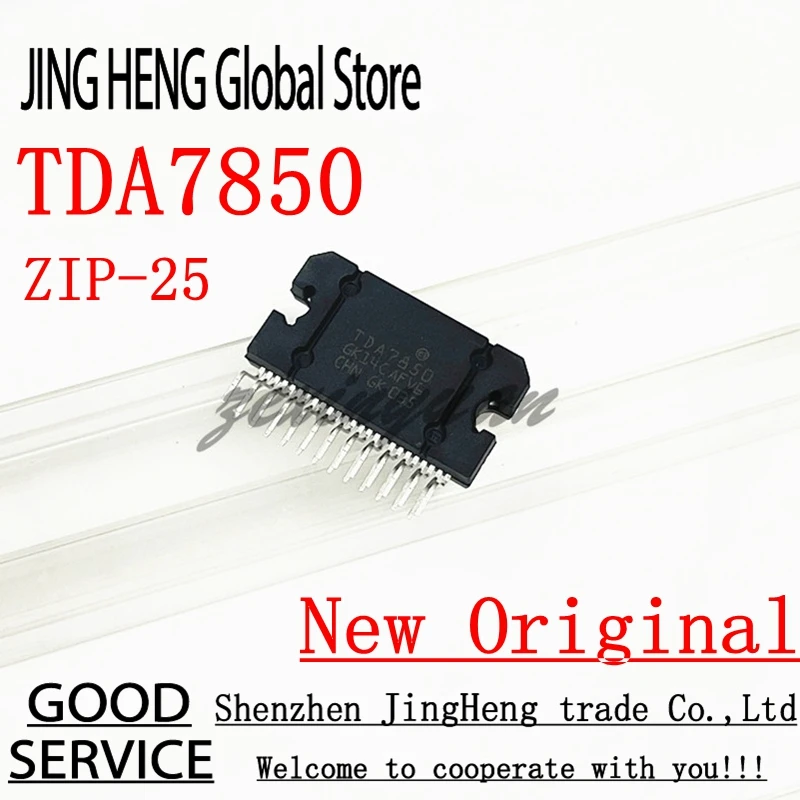 1PCS 100%New original; TDA7850 tda7850 - 4 x 50 W MOSFET quad bridge power amplifier plus HSD - IC AMP QUAD BRIDGE FLEXIWATT25