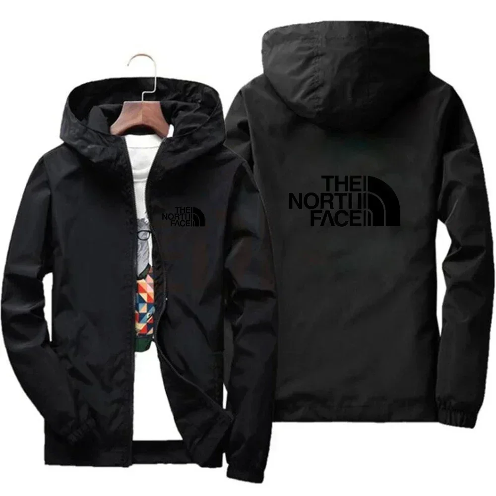 2025, herenmode, winddicht jack met rits en capuchon, casual buitensportkleding voor streetwear, hardlopen en dagelijks comfortabel gebruik