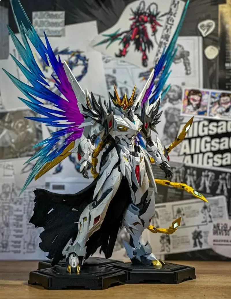 متوفر محرك Nuclear Mg 1/100 Aobing-Nezha-Bai Qi-Cao Ren هيكل عظمي معدني يتحرك يجمع نموذج Mecha ويجمع هدايا الألعاب #4