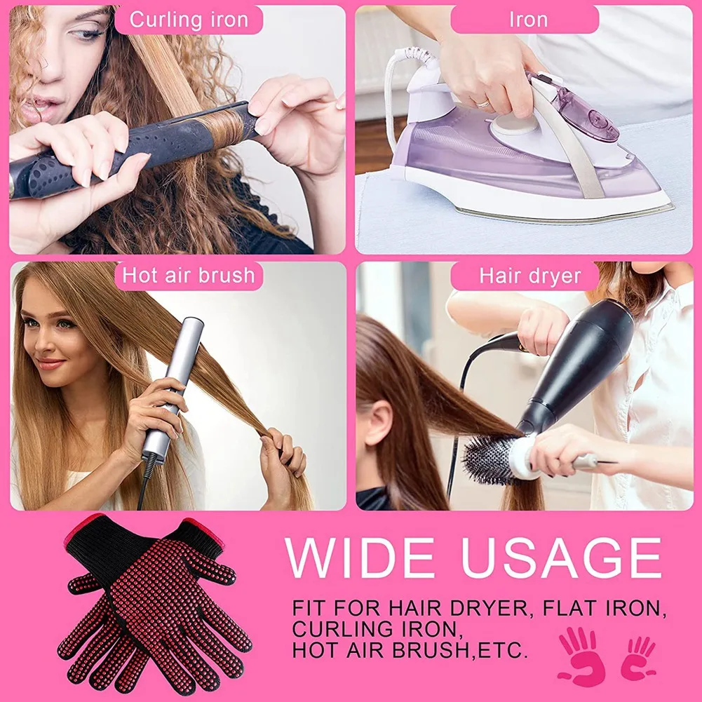 Heat Resistant Gloves and 3 Rolls 10mm X33M 108Ft Heat Press Tape, Heat Proof Gloves Glove Thermal Tape Sublimation Tape