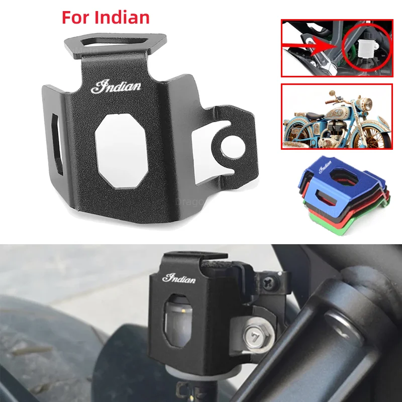 Logo für indische ftr1200 ftr 1200 s 2019 2020 2021 Motorrad zubehör hinterer Brems behälter Öl becher deckel abdeckung Schutz