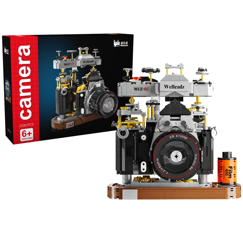 

WLtoys 2100 Retro Camera Building Block Creative Emulation Construction Kids Toy For Kids Christmas Gift