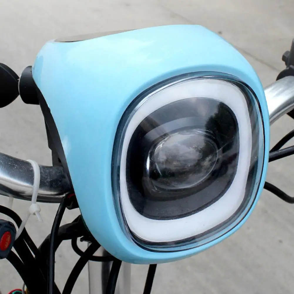 

Фара для электромобиля - 48 В-60 В, встроенный светодиодный дисплей для электровелосипедов, аксессуар для освещения, звуковой сигнал/мощность, дневный E8R5