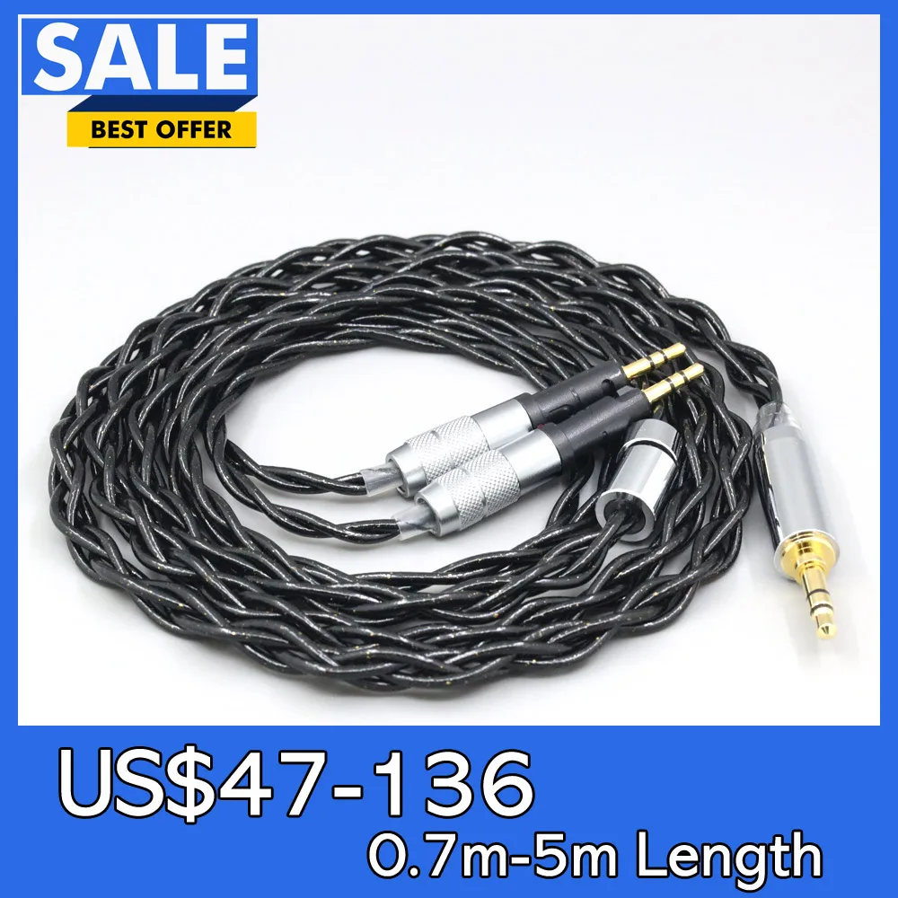 99% Pure Silver Palladium Graphene Floating Gold Cable For Audio-Technica ATH-R70X headphone LN008327