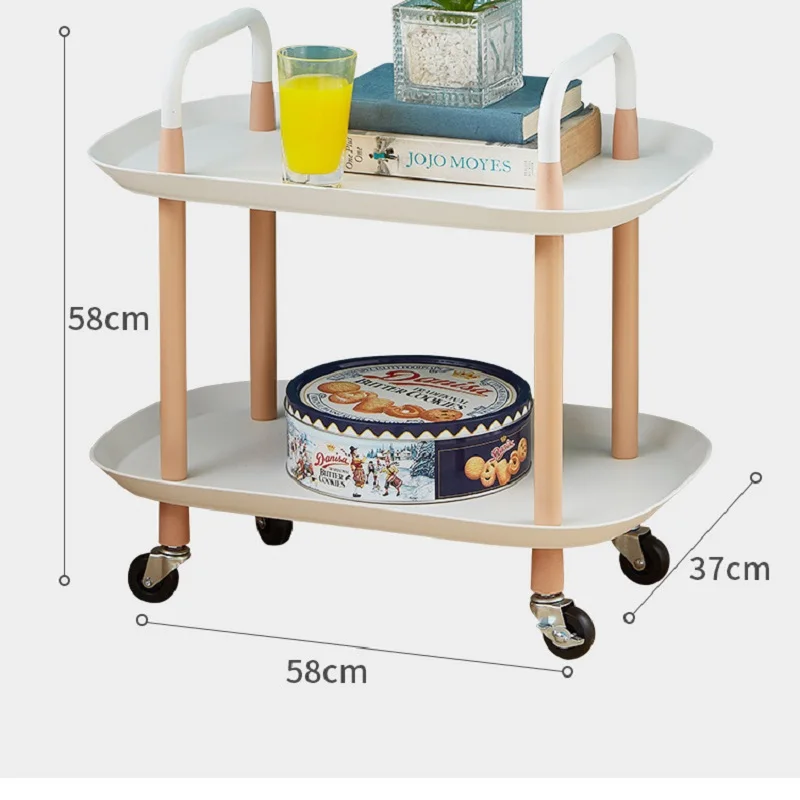 Imagem -06 - Cozinha 23layer Storage Rack Square Cart Simples Multi-função Tray Rack de Armazenamento Banheiro Mobile Living Room Home Acessórios