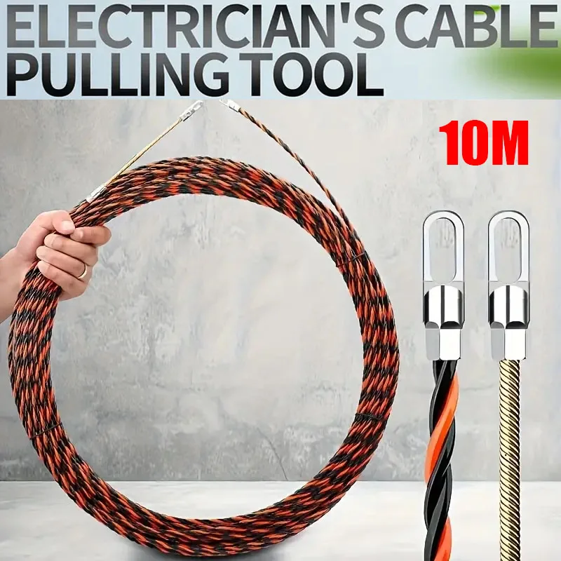 

10M Electrician Specific Threader Tool 3-Strand Twisted Wire Rope Construction Tools For Easy Conduit And Panel Box Work