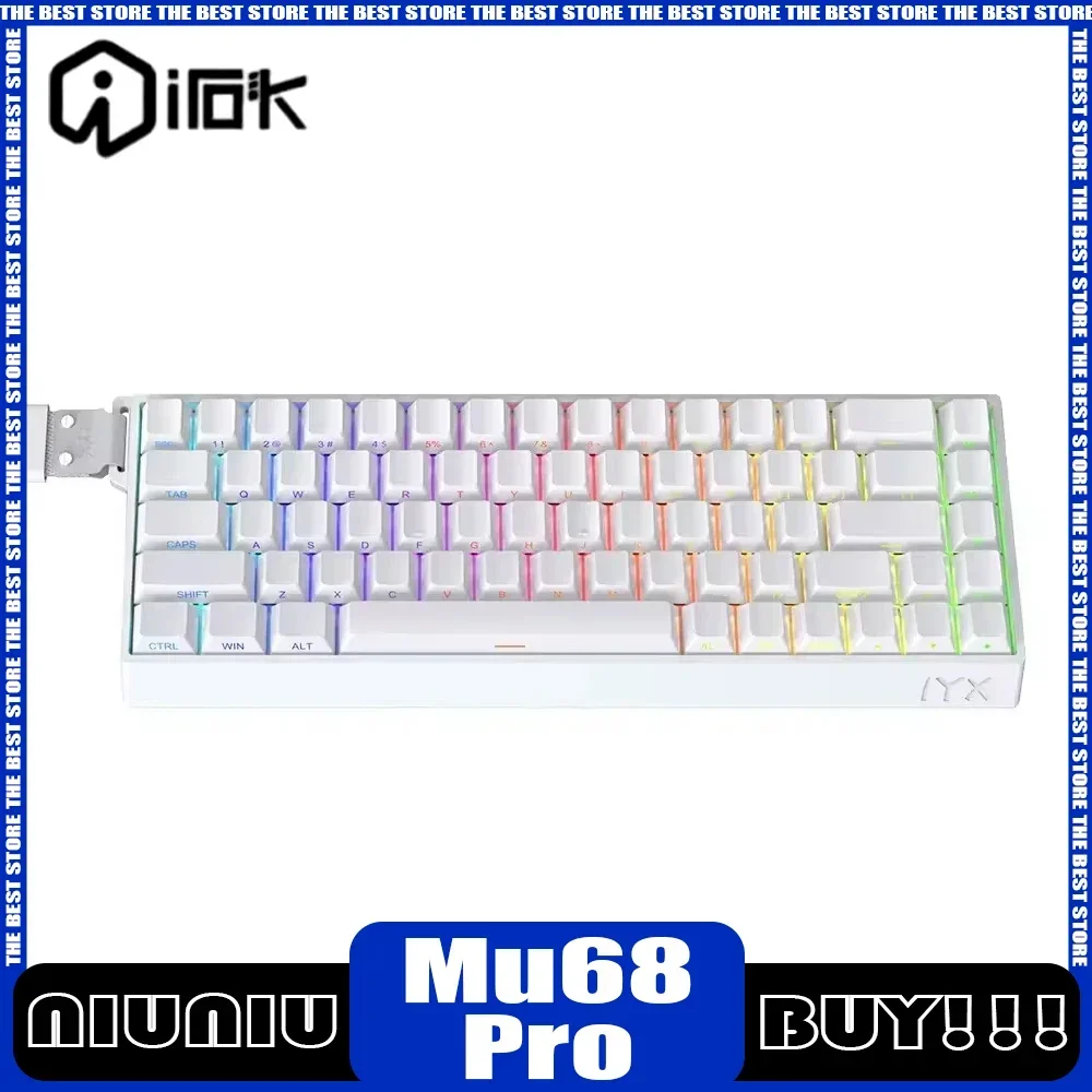 

Iyx Mu68 Pro Magnetic Switch Keyboard 8k Aluminum Alloy Mu68pro Quick Trigger Mechanical Gaming Keyboard Rgb Hot Swap Pc Gamer