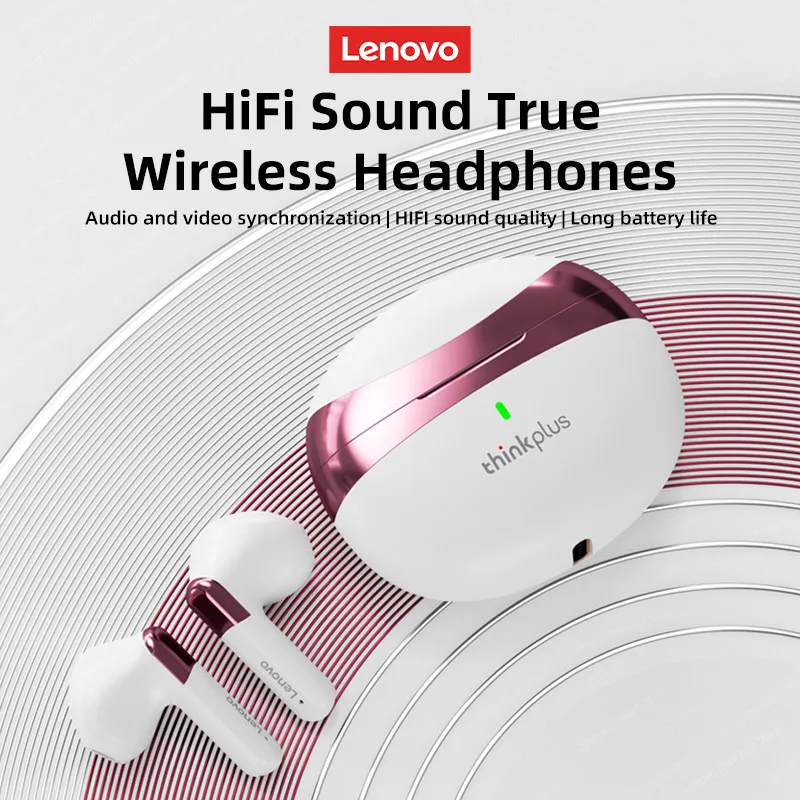Lenovo LP11 Pro Draadloze Bluetooth 5.1 Ruisonderdrukkende Koptelefoon Lange levensduur van de batterij Oordopjes HIFI Stereohoofdtelefoon