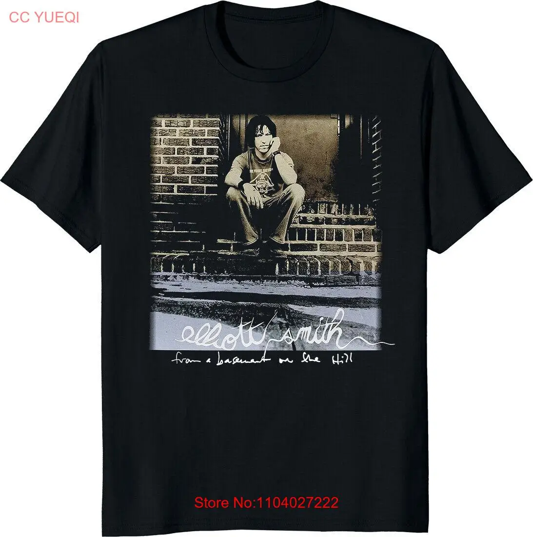 From A Basement On The Hill Elliott Smith Accidental Farewell T-shirt