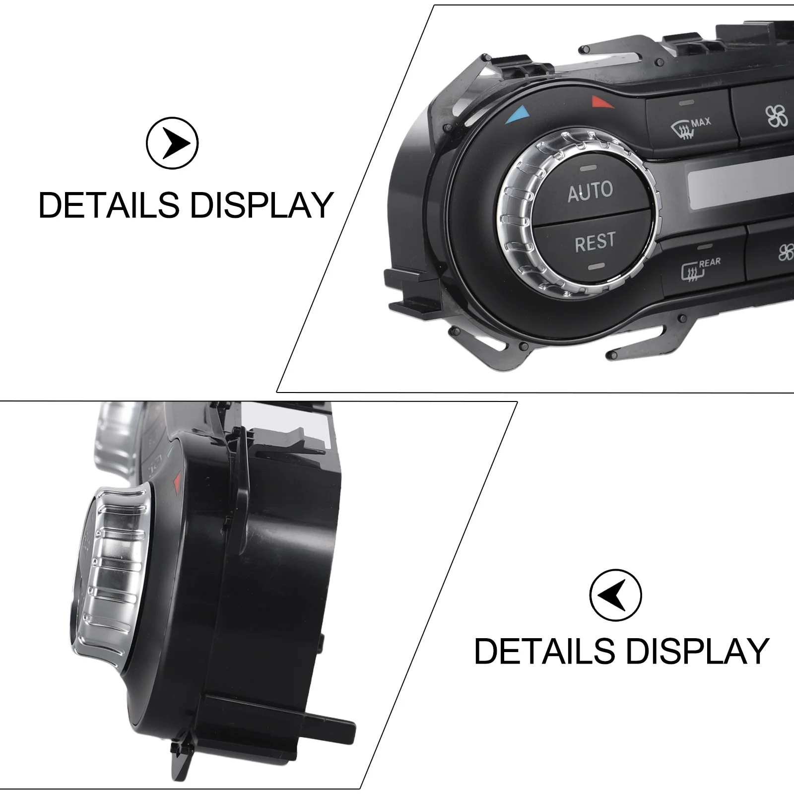 

For Vito For W448 Car A/C Panel Switch Panel Car A/C Parts Auto Accessories A4779019103 ABS Black For Metris For Vito