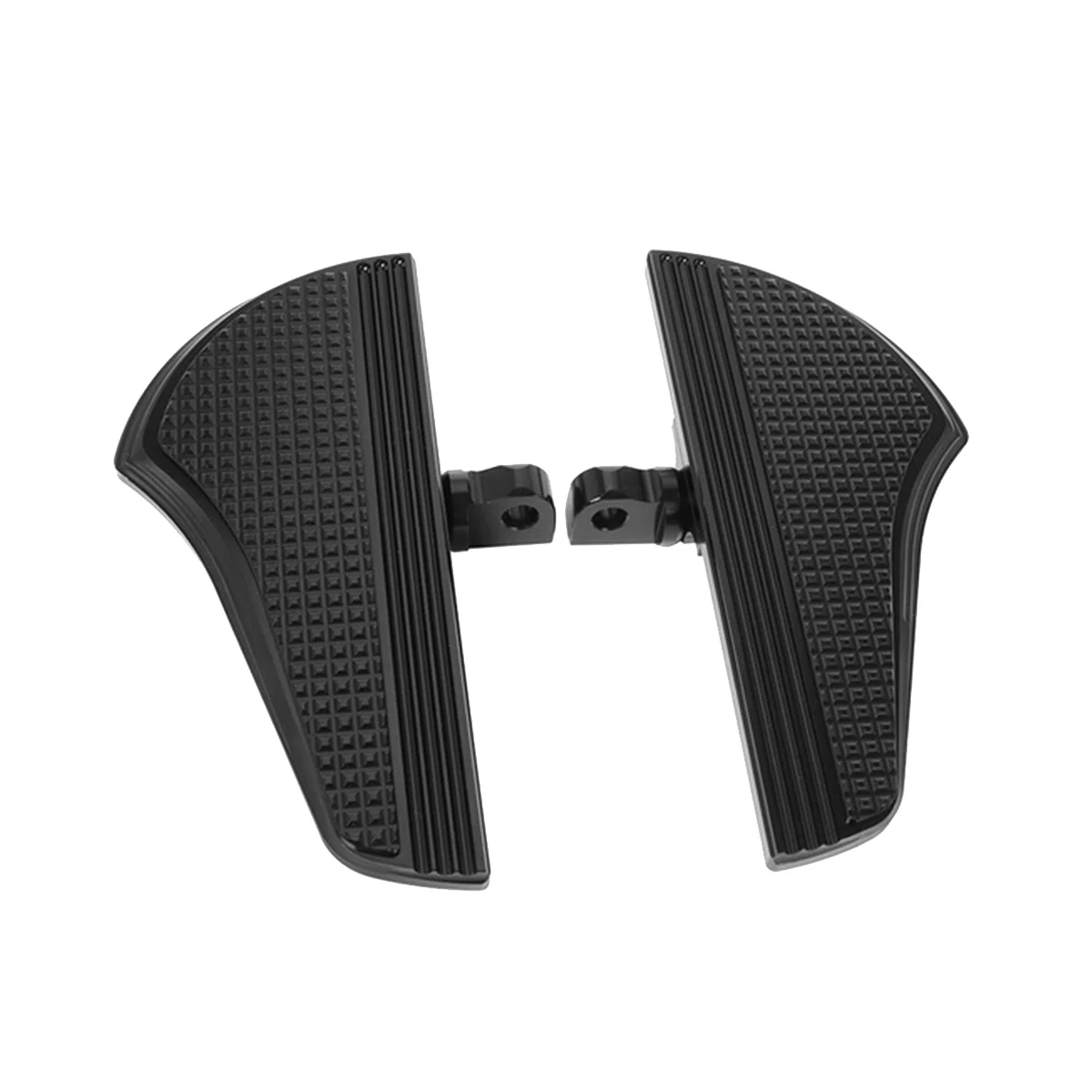 Front and Rear Footrests Motorcycle Accessories for Harley XL 883 XL1200 X48 72, Black