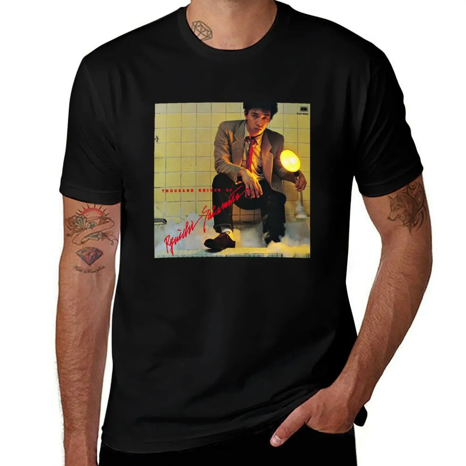 ryuichi sakamoto, thousand knives of ryuichi sakamoto T-Shirt Simple Casual Short Sleeve Tee T-Shirt