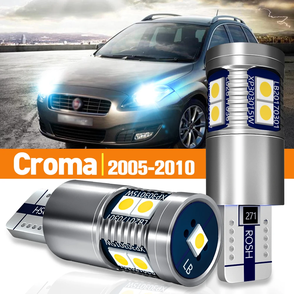 Package Include：2pcs LED Clearance Lights  Compatible For: Fiat Croma (2005-2010)  Product Feature： 1.Item Type:Clearance Lights