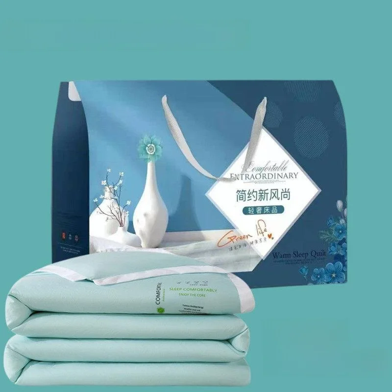 

Практичное охлаждающее одеяло с кондиционирующим эффектом (соевое) – подарок для корпоративных мероприятий, привлечения клиентов, юбилеев магазинов, деловых целей