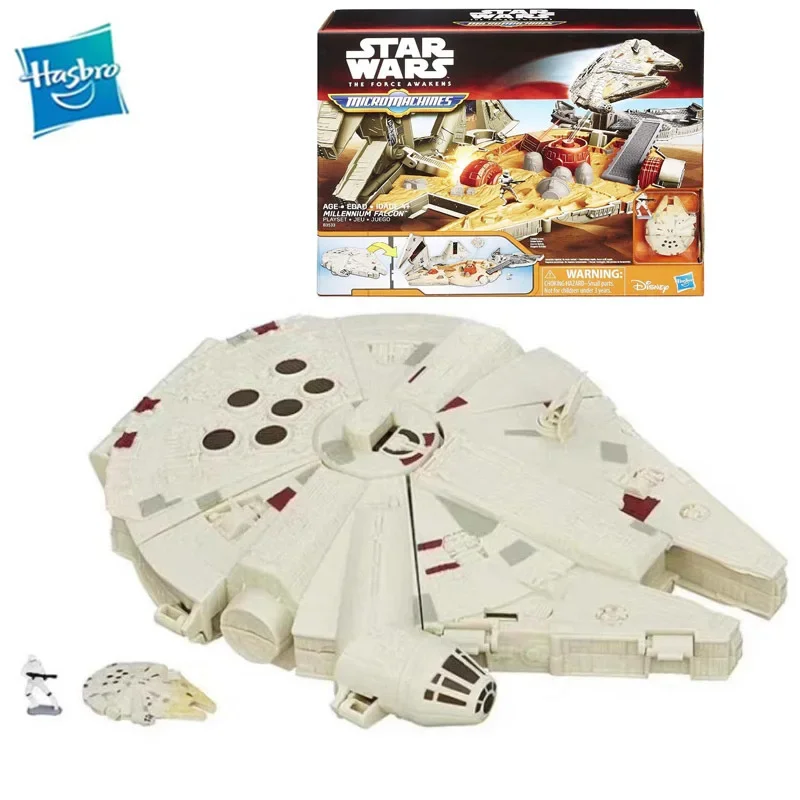 

Hasbro Star Wars Toy Action Figure Space Battleship Spaceship Millennium Falcon Assembly Model Decoration Children's Gift