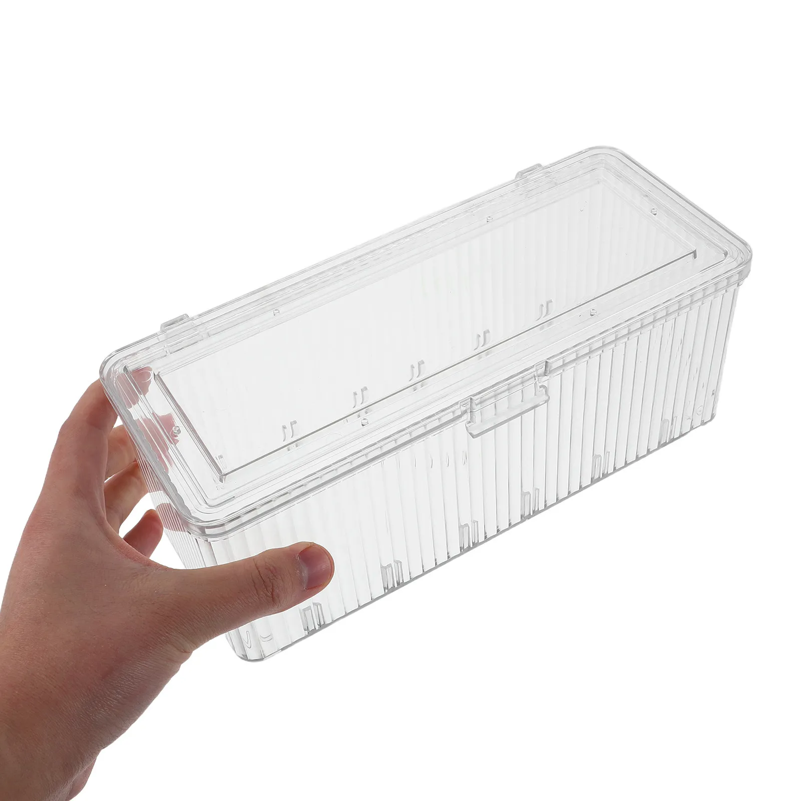 

Acrylic Jewelry Organizer Box Transparent Storage for Bracelets Rings Necklaces Desktop Travel Use Clear Holder Compact Design