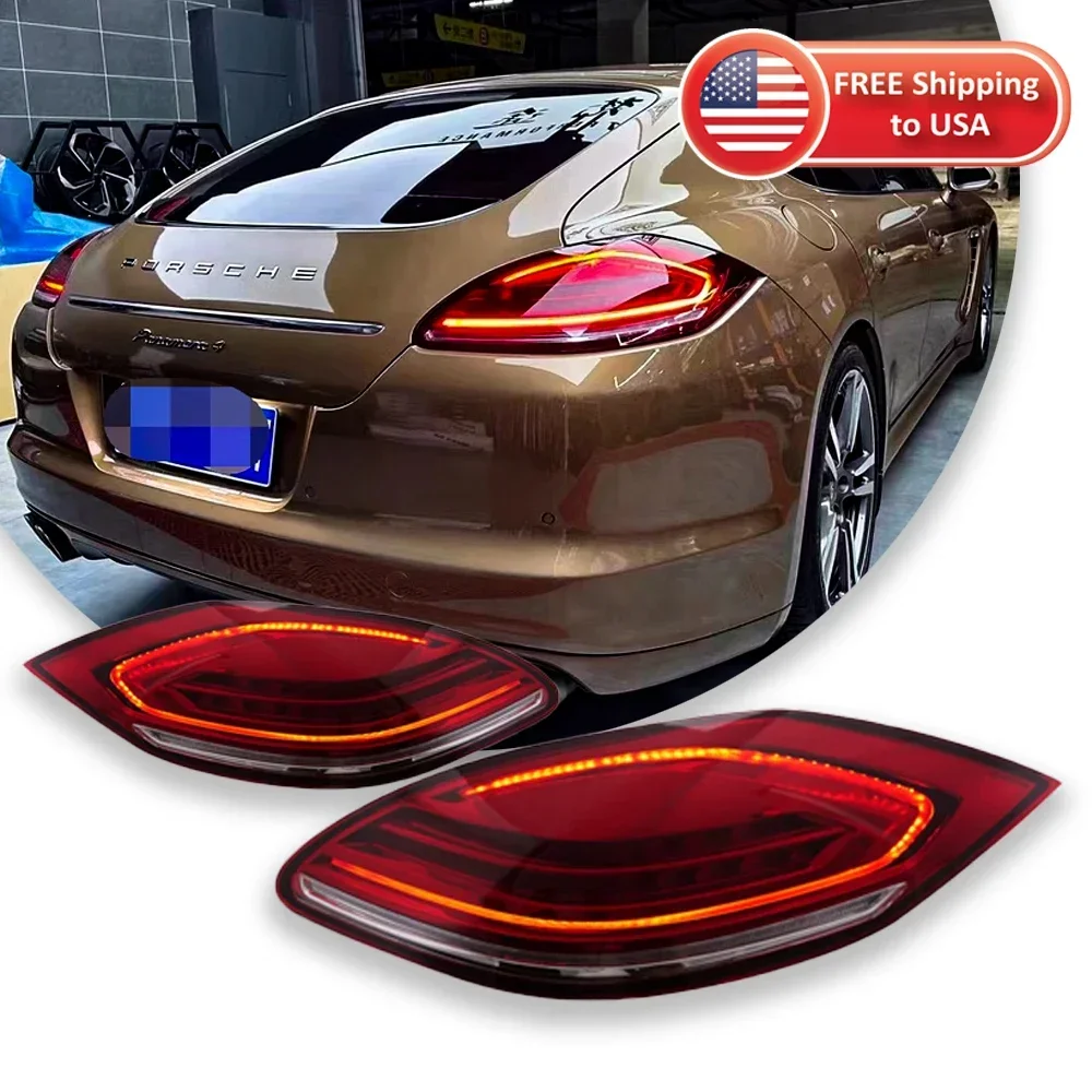 TYPY Car Lights For P-orsche Panamera Taillight 970.1 2010-2013 LED Projetor Tail Lamp Daytime Running Light Auto Accessories