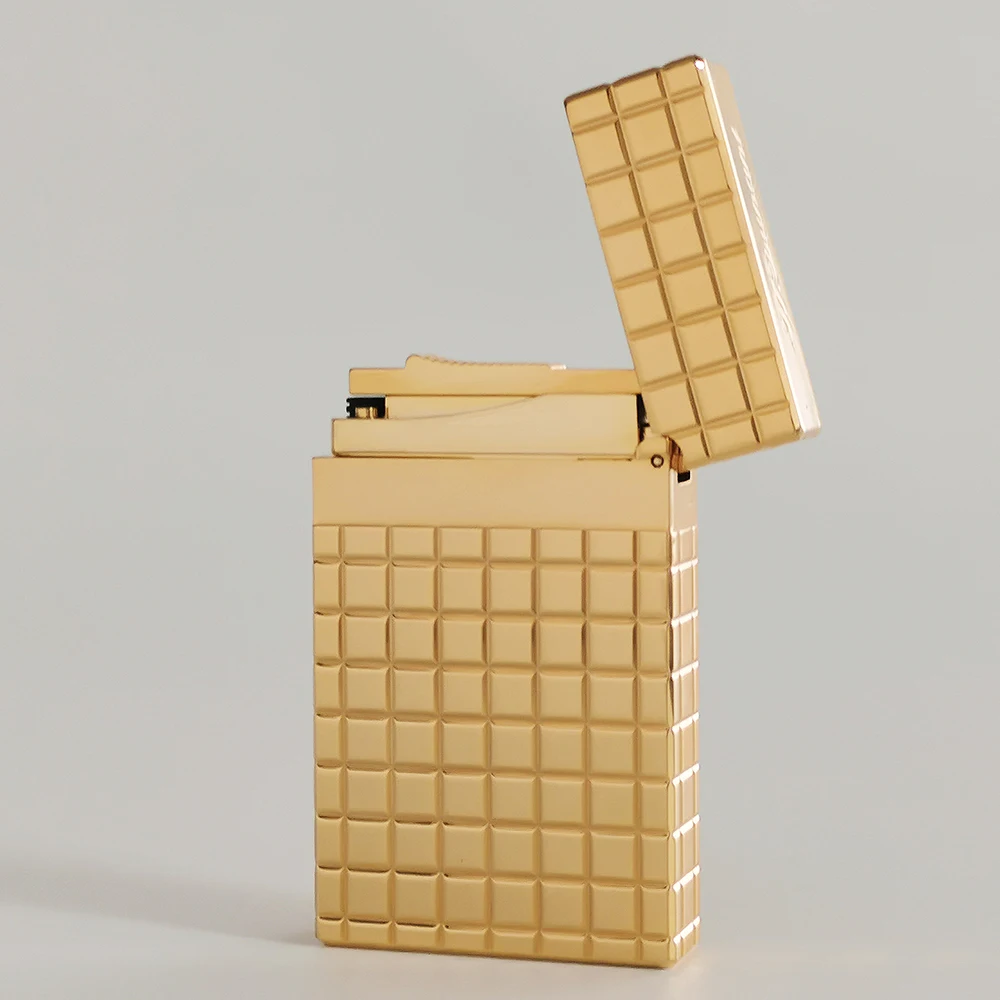 Custom lighter Gas Lighter Refillable Smoking Cigarette Tobacco Tools Metal Engraved Handcrafts Cigar Gadgets Man Gifts