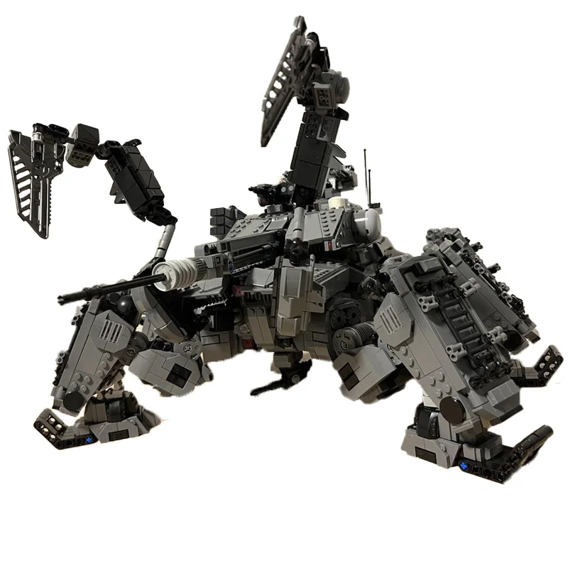 5035 ELEMENTÓW MOC Kreatywny Duży Ciężki Czołg Technologiczny Modułowy Model z Klocków dla Dzieci Zestaw do Samodzielnego Montażu Zabawka Ekspozycyjna Prezent na Boże Narodzenie