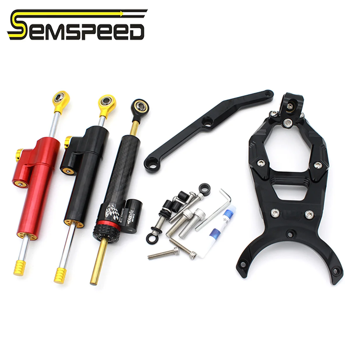 

Semspeed For CFMOTO 800NK 2023 Directional Damper Stabilizer Motorcycle Shock Absorber Steering Dampers Mount Bracket Support