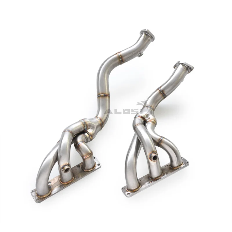 Escape de mano de obra exquisita para BMW 5 E60 M54 3,0 2003-2007 tubo de bajada colector sin gato tubo directo escape directo