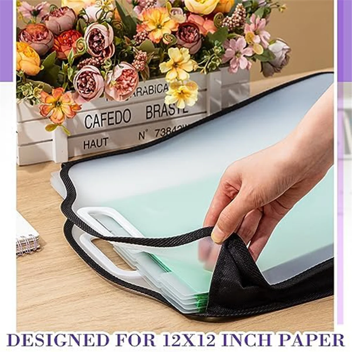 Buku tempel kertas pembagi besar untuk pembagi 12X12 inci buku tempel penyimpanan kertas kartu stok untuk pembagi berkas perpustakaan B