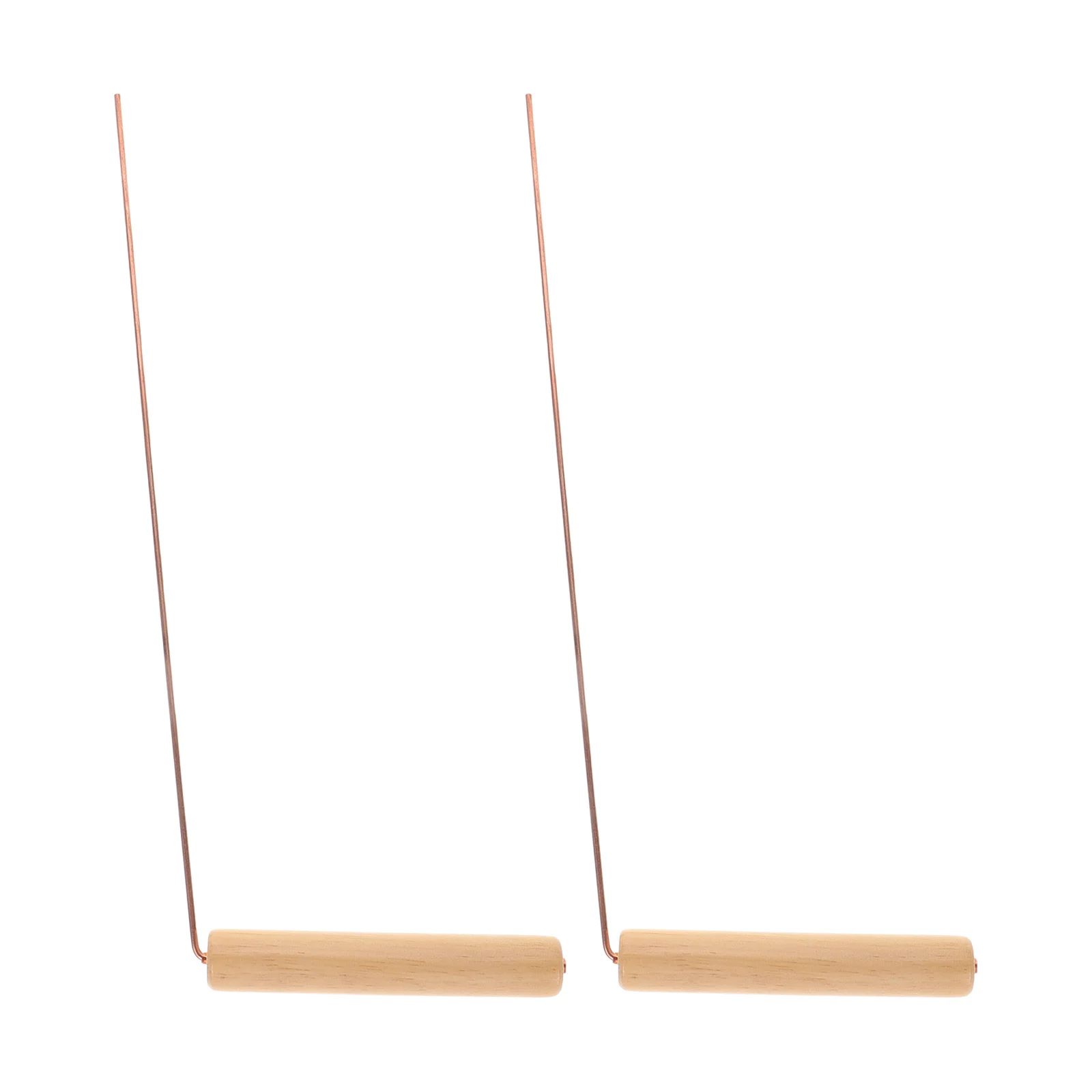 

2pcs Copper Dowsing Rods Brass Divining Sticks Tools for Water Ghost Hunting Gold Prospecting Lightweight Portable