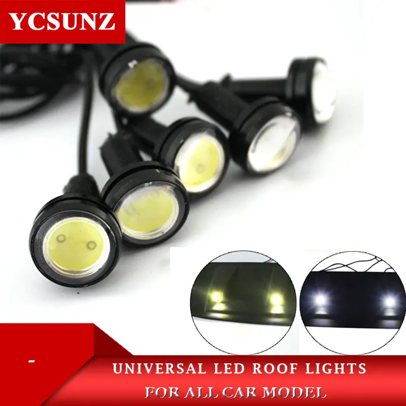 Universal Leds Car Cab Roof Lights Daying Light Roof 12V Yellow White LED Roof Lamps For Ford Nissan Mitsubishi Accessories