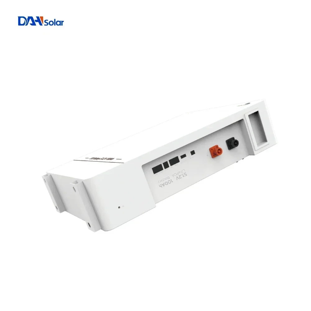 Akumulator Lifepo4 51,2 V 100 Ah 10 kWh Baterie litowe do magazynowania energii słonecznej DAH 6000 cykli Rozwiązanie domowe o dużej pojemności