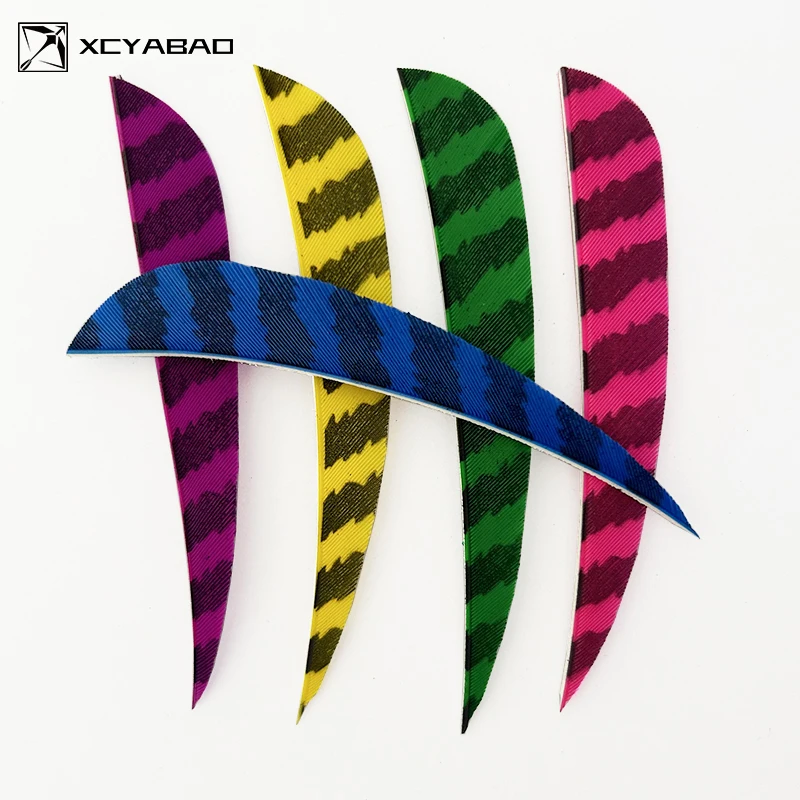 50 Pcs 4 inch Archery Carbon Arrow Fletching Turkey Feather Right Wing for Bow Arrow Feathers Vanes