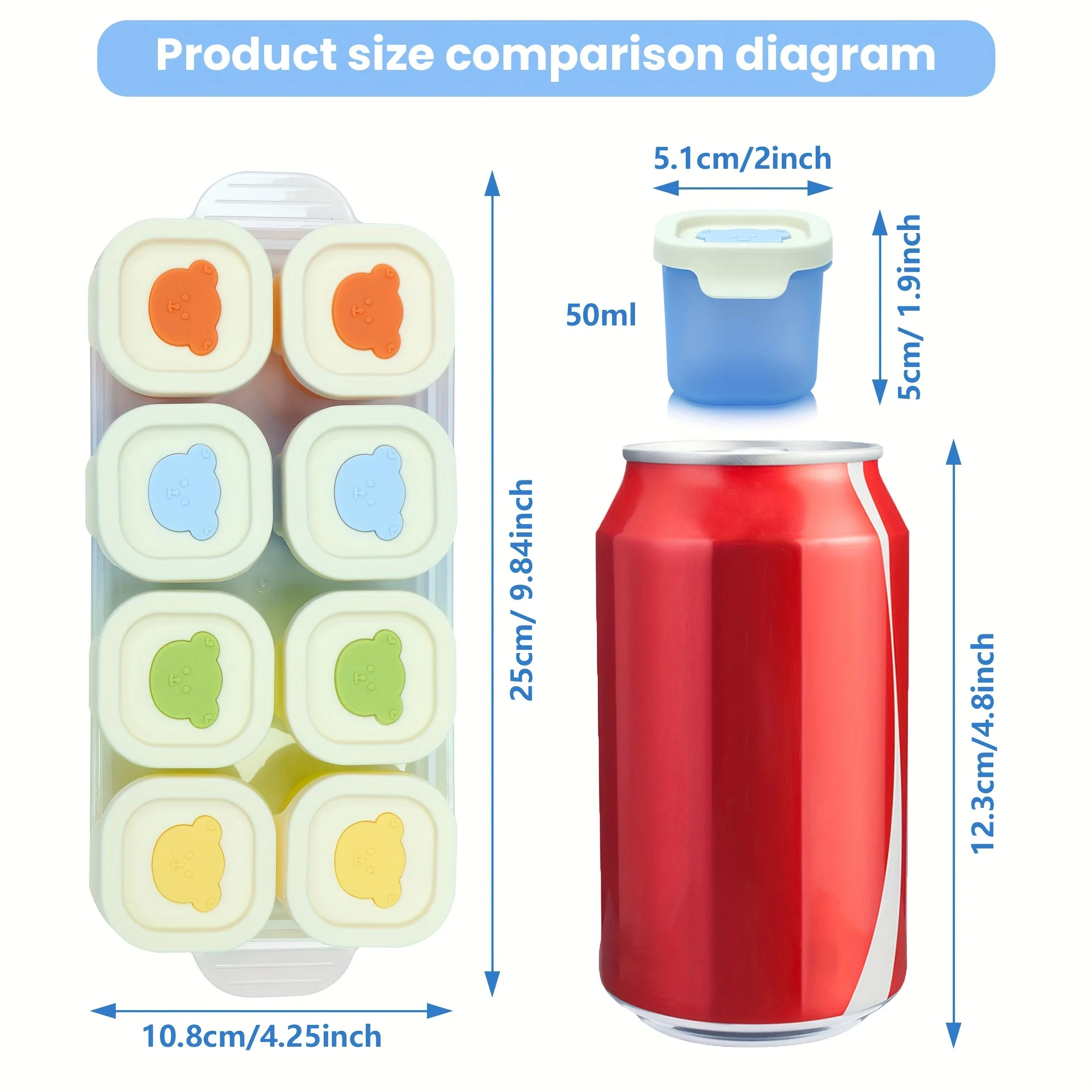 กล่องเก็บอาหารซิลิโคน 9 ชิ้น พ - Meal Prep Jars With Lids บทวิจารณ์และราคา