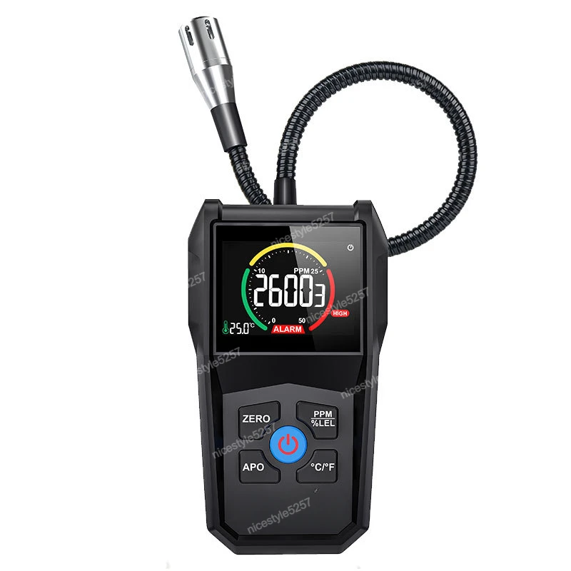 

Natural gas alarm Combustible detector Natural toxic and harmful leak detector Portable detection