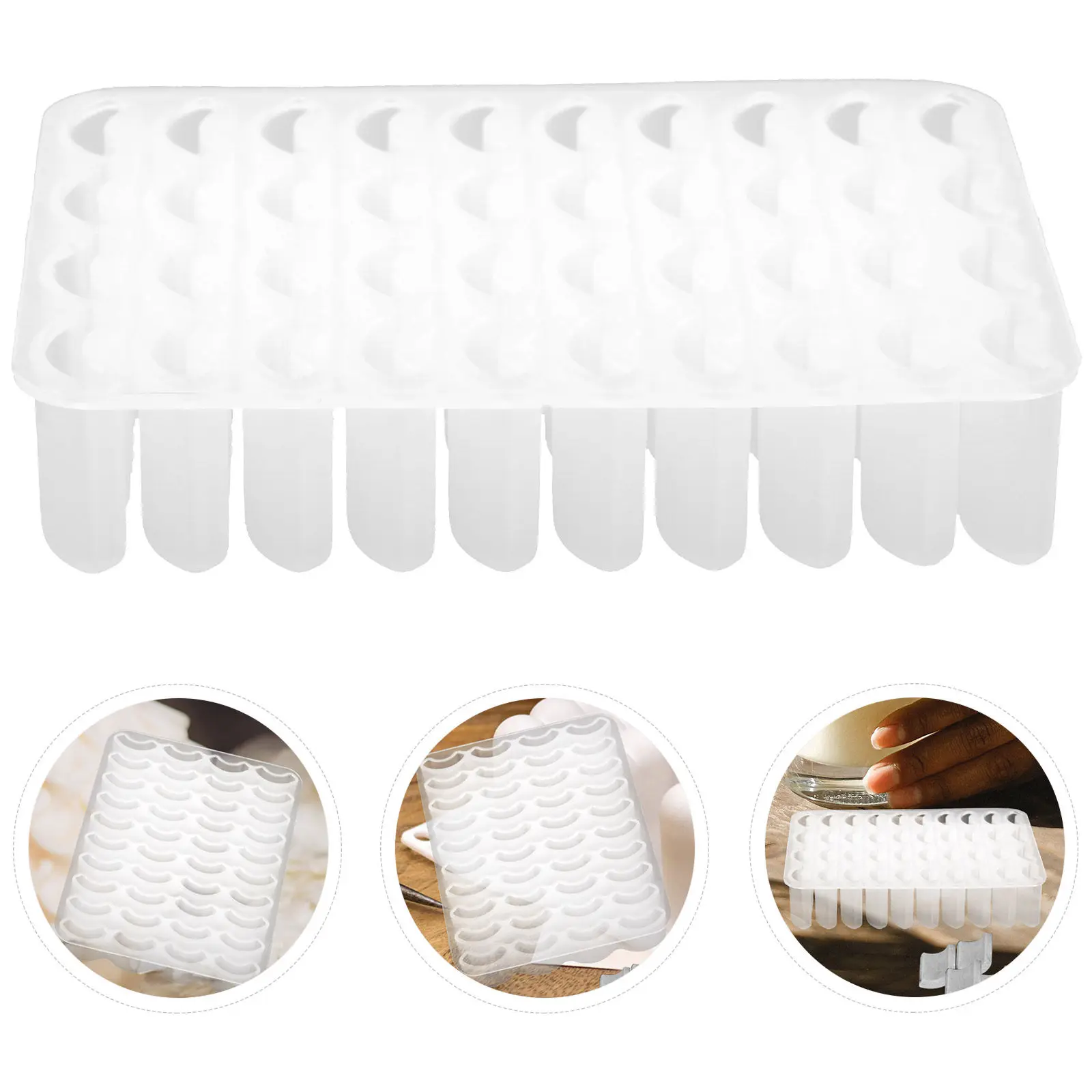 

1Set Roll Tile Mold Silicone DIY Accessory for Sand Table Miniature Handcraft Roll Tile Making Tool Micro Landscape