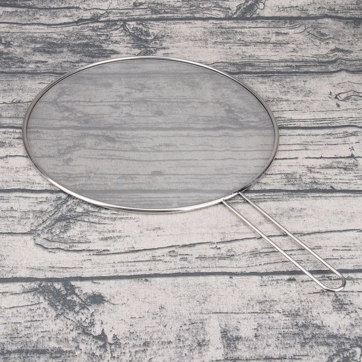 

33cm Stainless Steel Round Mesh Frying Basket Single Handle Snack Fruit Fry Filter Kitchen Tool Oil Screen Filter Fried Tool