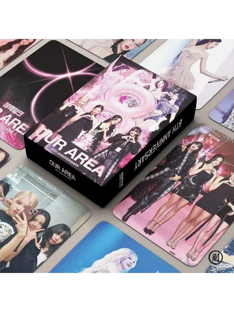 55 stks/set Kpop UNIS CURIOUS Lomo Kaarten Meisjes Groep 8e Verjaardag HD Foto Kaarten voor Jongens Meisjes Collectible Geschenken - afbeelding 2