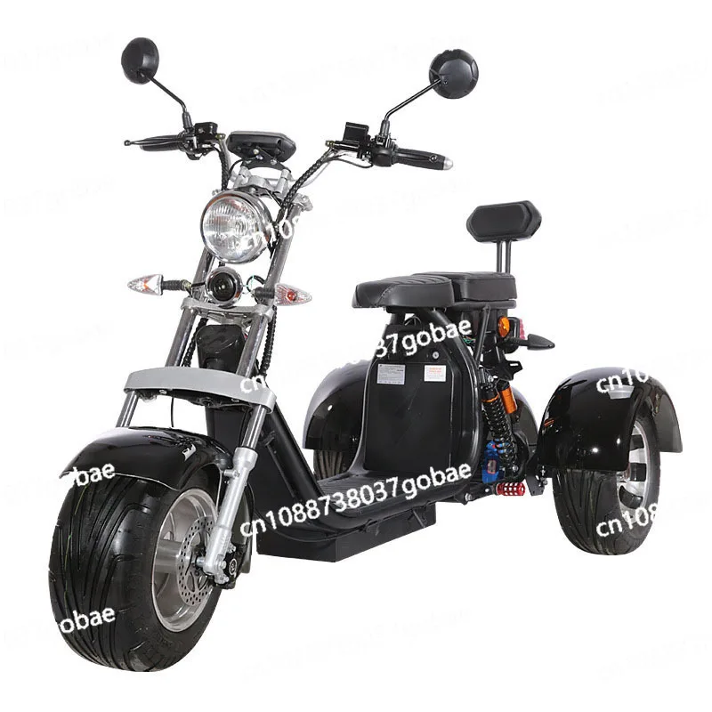 

New Electric Tricycle Adult Household Battery Car Pulling Goods Climbing Adult Scooter Three Wheels