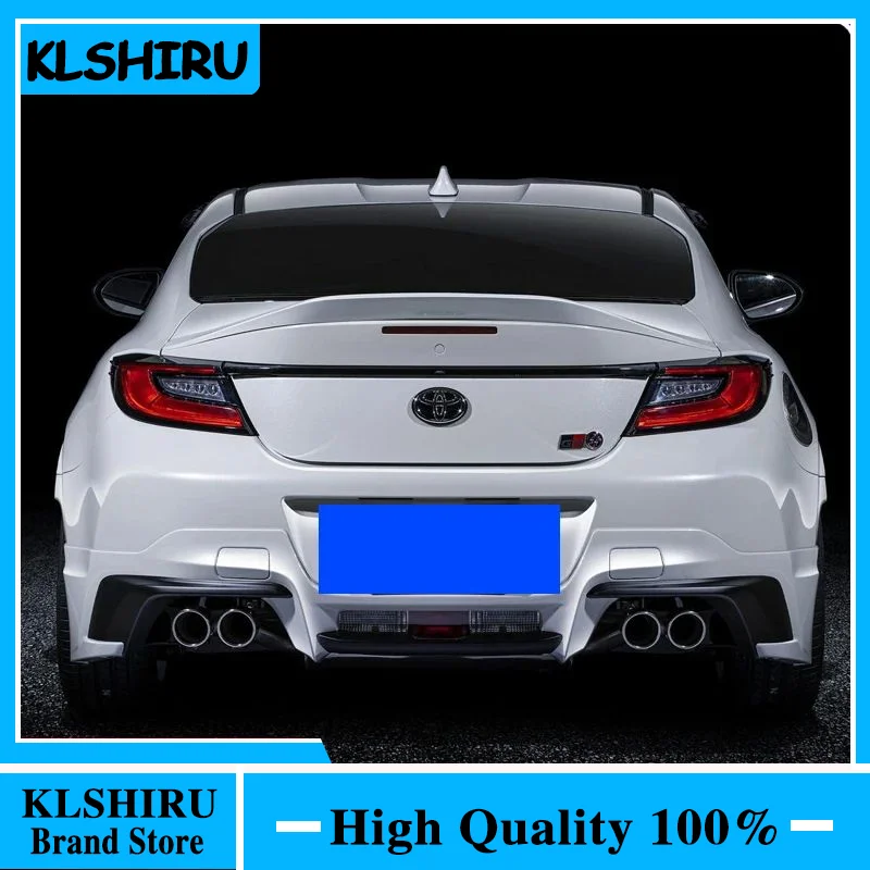 New Design 2022 To Up For TOYOTA ZA86 GR86 Subaru BRZ Spoiler Rear Trunk Wing High Quality ABS By Glossy Black Carbon Fiber