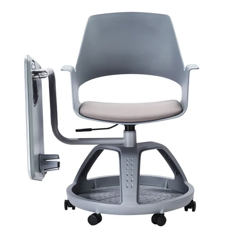 High End Foshan Supply School Office Project Folding Seat Training Chair Conference Training Chair With Wheels