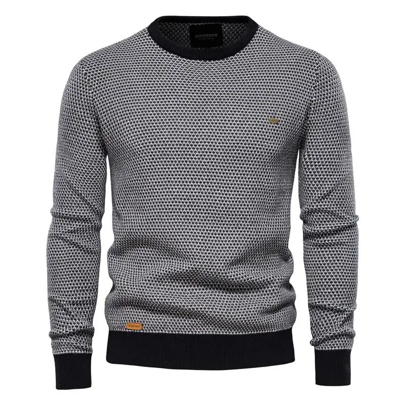 Baumwolle Gespleißt Pullover Pullover Männer Casual Warme Oansatz Qualität Mens Gestrickte Pullover Winter Mode Pullover für Männer Größe M-3Xl